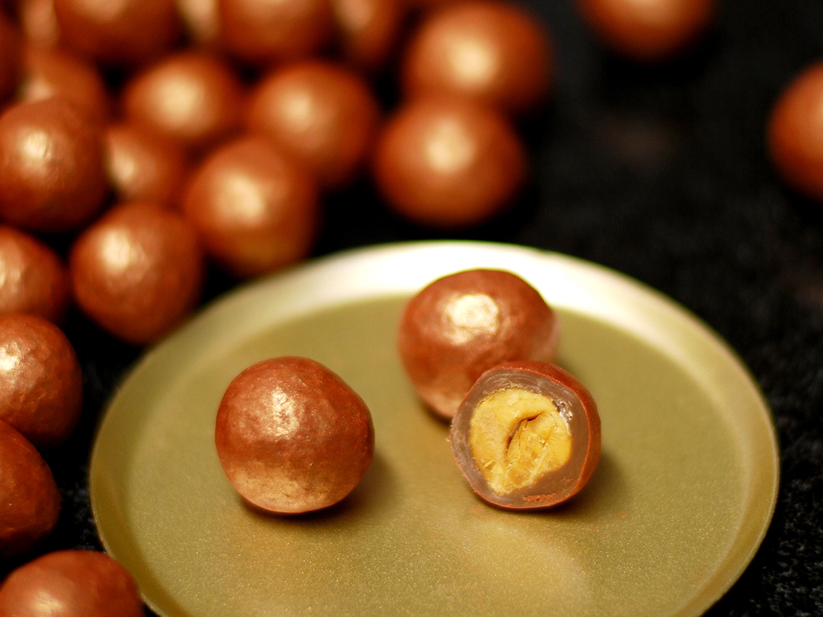 Trinkschokolade, Nüsse, Snacks