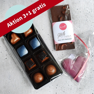 Pralinenabo / Schokoladenabo klein für 3 Monate + 1 Monat gratis