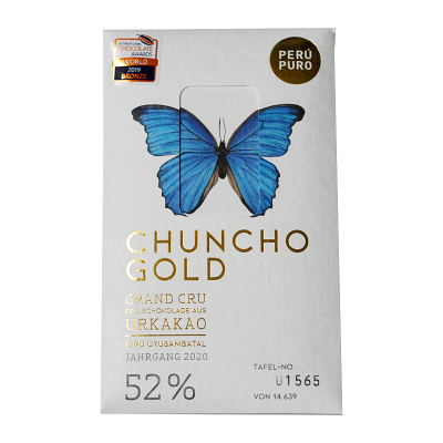 Perú Puro Chuncho Gold Grand Cru 52% Bean to Bar