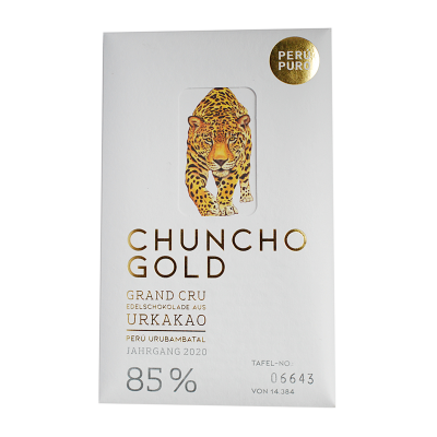 Perú Puro Chuncho Gold Grand Cru 85% Bean to Bar