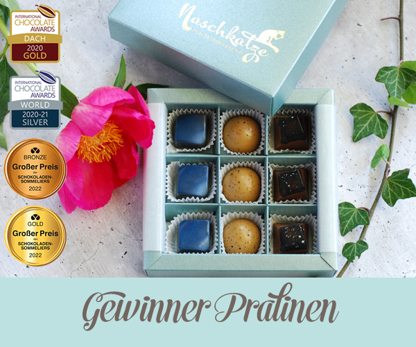 Ausgezeichnete Pralinen Chocolate Awards Prämierung