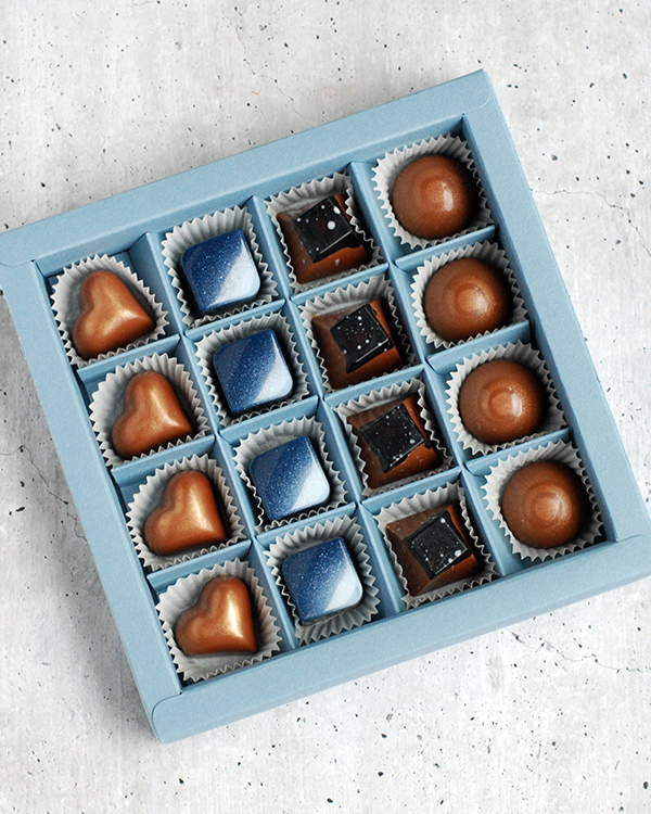16er Pralinenschachtel ideal zum Verschenken